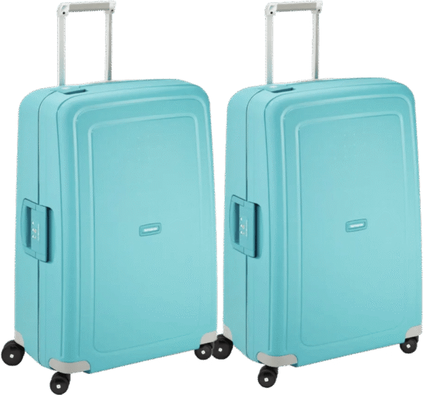 Samsonite S'Cure Spinner 75cm Duo Pack Aqua Blue