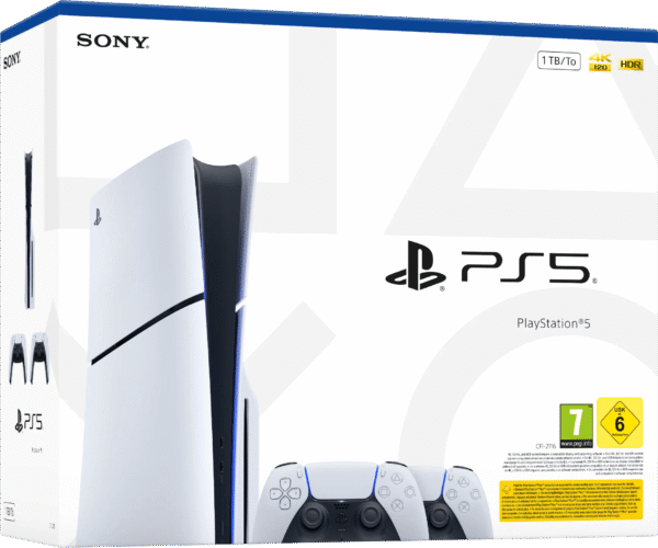 PlayStation 5 Slim Disc Edition + Extra Controller Wit