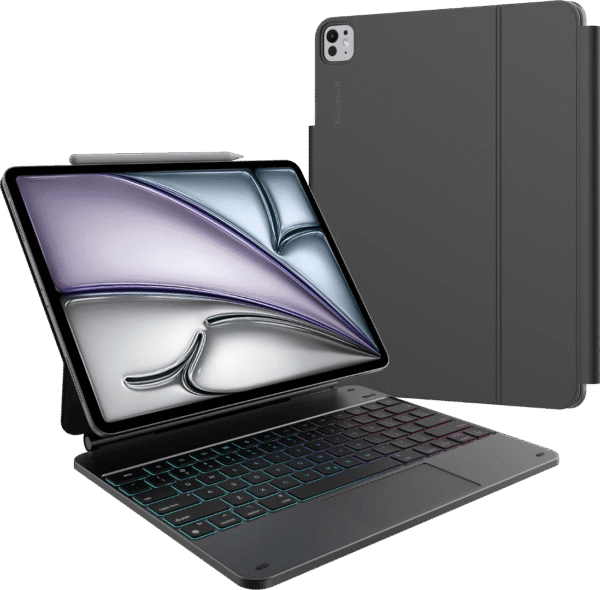 BlueBuilt Apple iPad Air (2025/2024) 13 inch Toetsenbord Hoes QWERTY Zwart