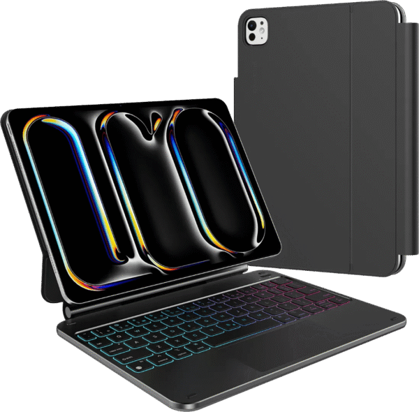 BlueBuilt Apple iPad Pro (2025/2024) 11 inch Toetsenbord Hoes QWERTY Zwart