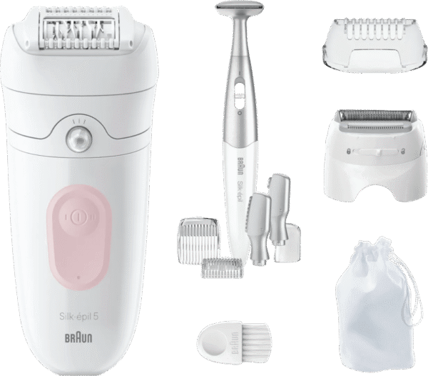 Braun Silk·épil 5 5-230 Wit/Flamingo