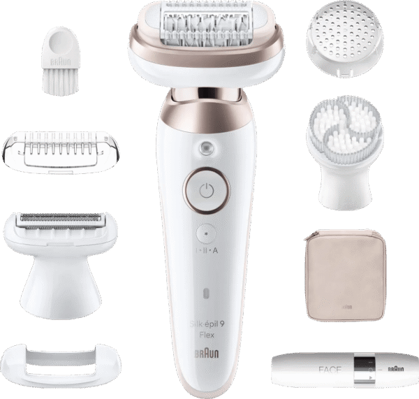 Braun Silk·épil 9 Flex 9-360 3D Wit/Roze Titan