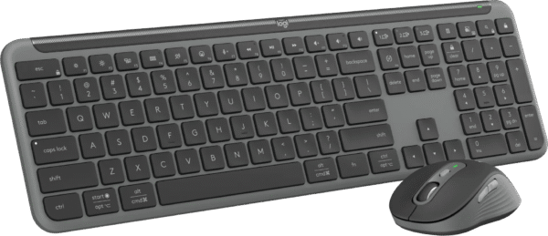 Logitech MK950 Signature Slim Draadloze Toetsenbord en Muis Combo Qwerty Zwart