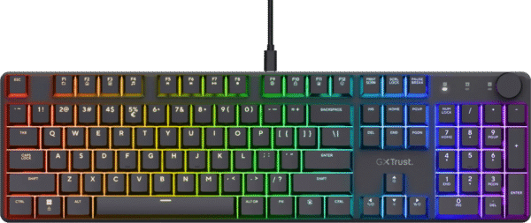 Trust GXT 866 Torix Mechanisch Gaming Toetsenbord Qwerty Zwart
