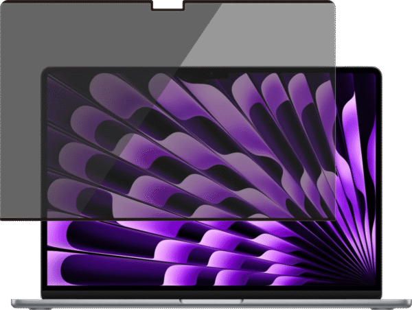 BlueBuilt Magnetische Privacy Screenprotector voor MacBook Air 15 inch M2/M3