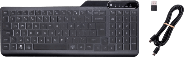 HP 400 Backlit Toetsenbord met Kabel Qwerty