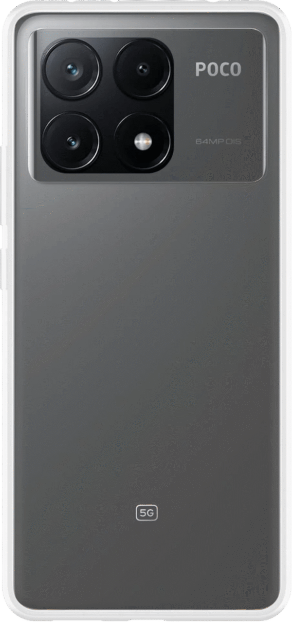 Just in Case Soft Design Xiaomi Poco X6 Pro Back Cover Transparant