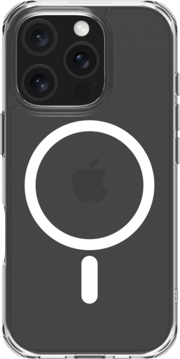 BlueBuilt Protective Back Cover met MagSafe iPhone 16 Pro Transparant