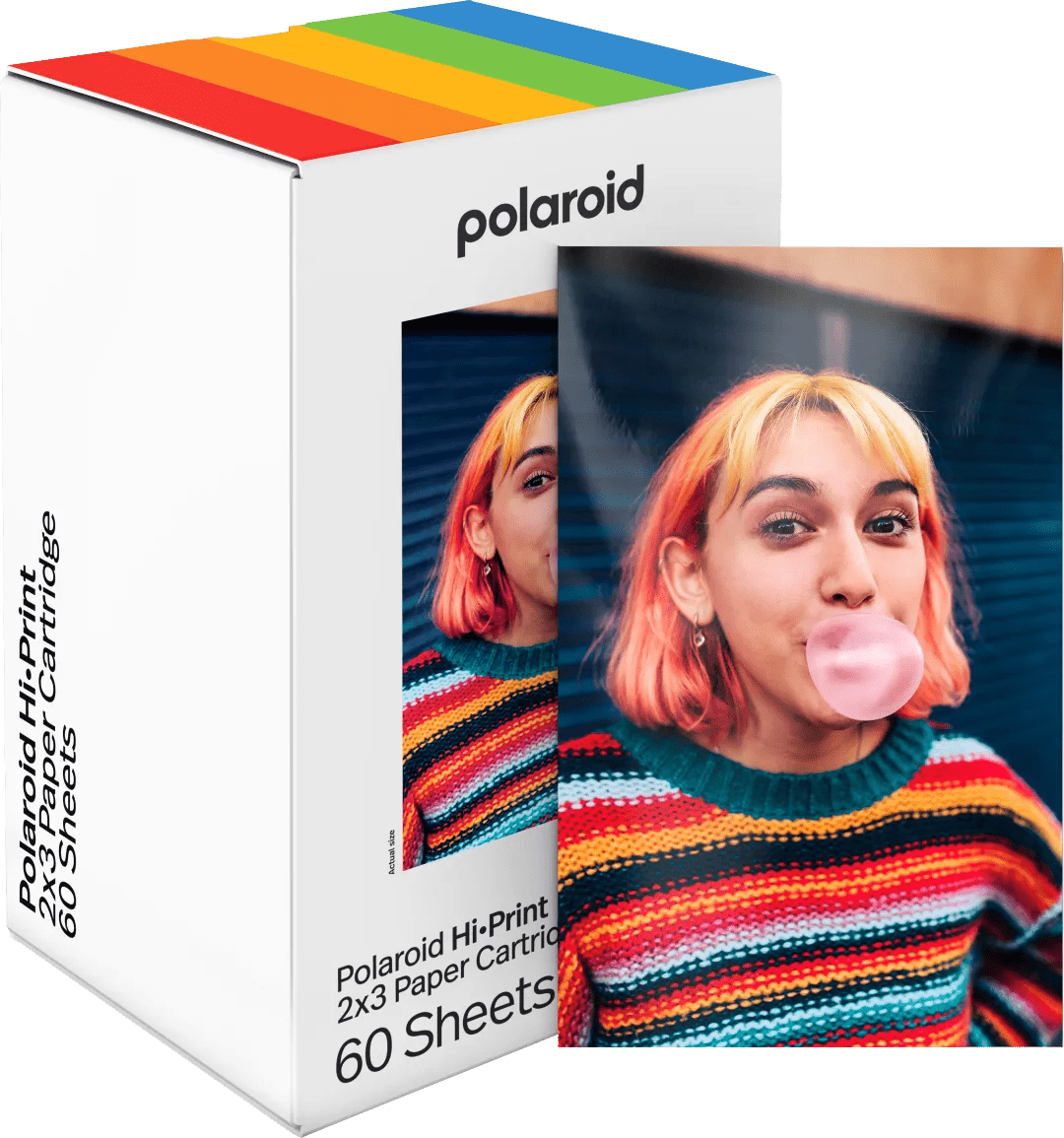 Polaroid hi-print 2x3 fotopapier (60 stuks) 1 Polaroid hi-print 2x3 fotopapier (60 stuks)