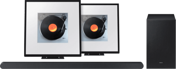 Samsung HW-S700D Zwart+ Samsung Music Frame HW-LS60D (2-pack)