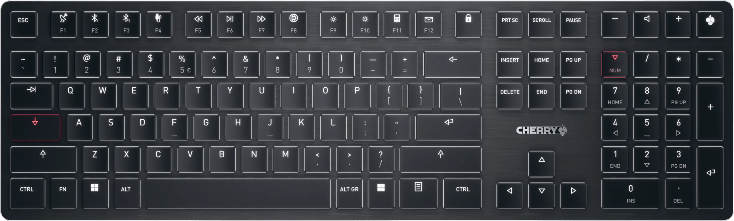 Cherry kw x ulp ultra low profile mechanisch toetsenbord qwerty 1 Cherry kw x ulp ultra low profile mechanisch toetsenbord qwerty