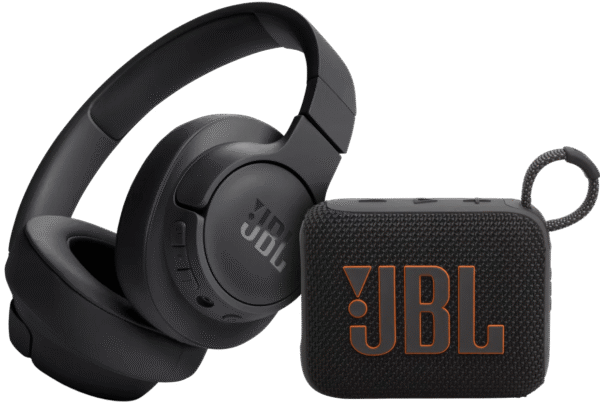 JBL Tune 720BT + JBL GO 4 zwart
