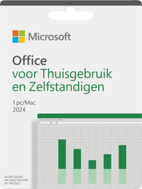 Microsoft Office voor Thuisgebruik en Zelfstandigen 2024 NL