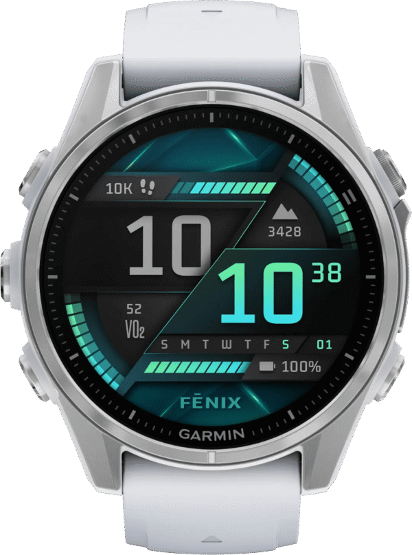 Garmin Fenix 8 Zilver/Wit 43mm