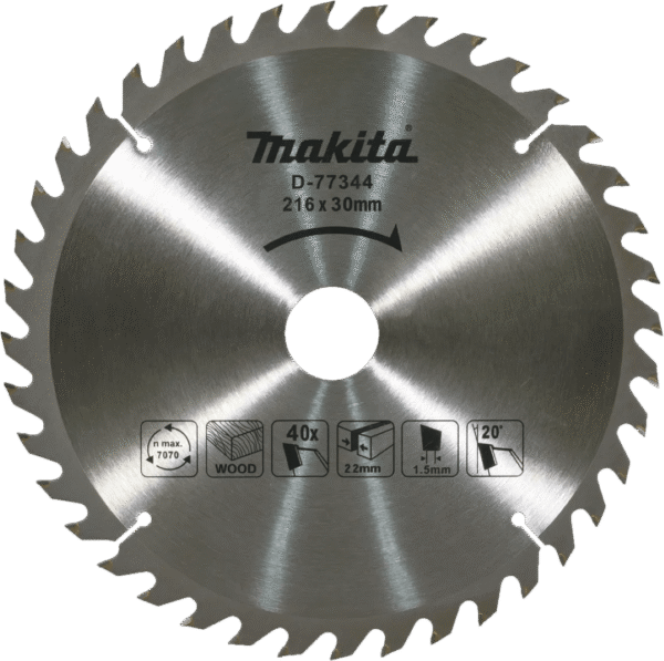 Makita Afkortzaagblad 216x30 40T