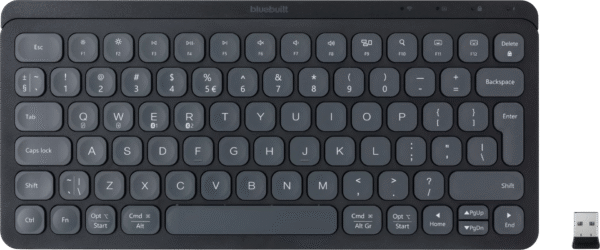 BlueBuilt Draadloos Bluetooth Toetsenbord Premium Mini QWERTY