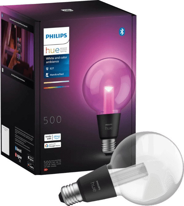 Philips Hue Lightguide Globe White and Color E27