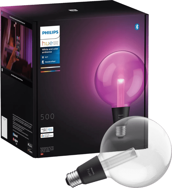 Philips Hue Lightguide Globe XL White and Color E27