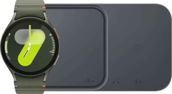 Samsung Galaxy Watch 7 4G Groen 40mm + Duo Draadloze Oplader