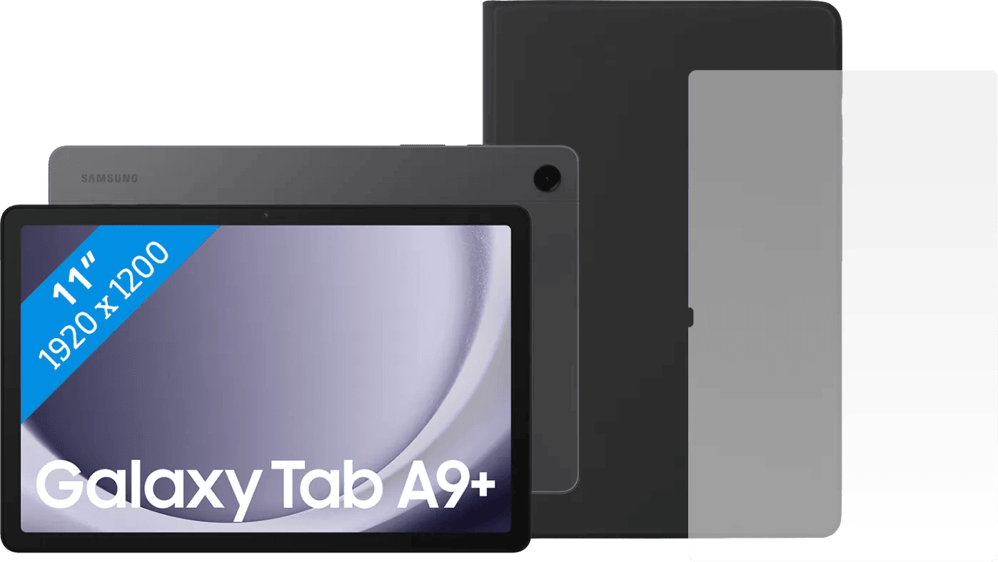 Samsung galaxy tab a9 plus 11 inch 128gb wifi grijs + beschermpakket 1 Samsung galaxy tab a9 plus 11 inch 128gb wifi grijs + beschermpakket