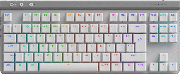 Logitech G515 TKL Lightspeed Gaming Toetsenbord Qwerty Wit