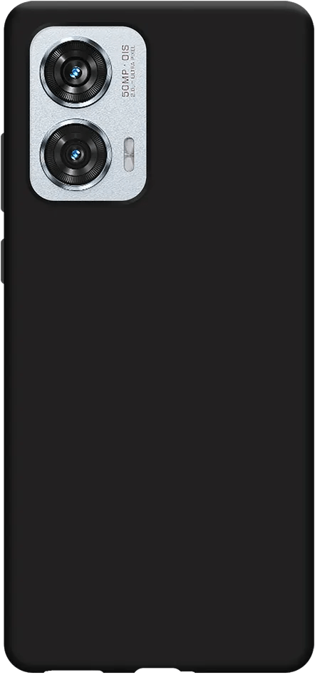 Just in Case Soft Design Motorola Edge 50 Fusion Back Cover Zwart