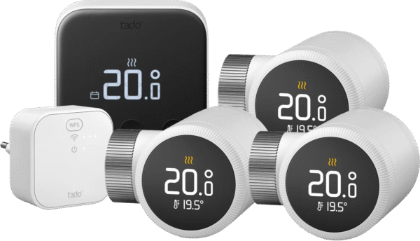 Tado Slimme Thermostaat X Startpakket + 3 radiatorknoppen