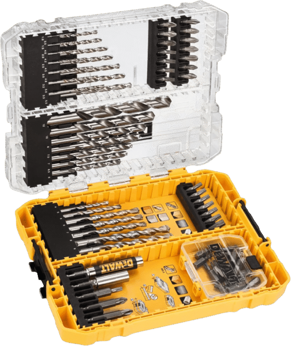 DeWalt 72-delige Steenboren en HSS-G Metaalboren EXTREME 2 TOUGH CASE
