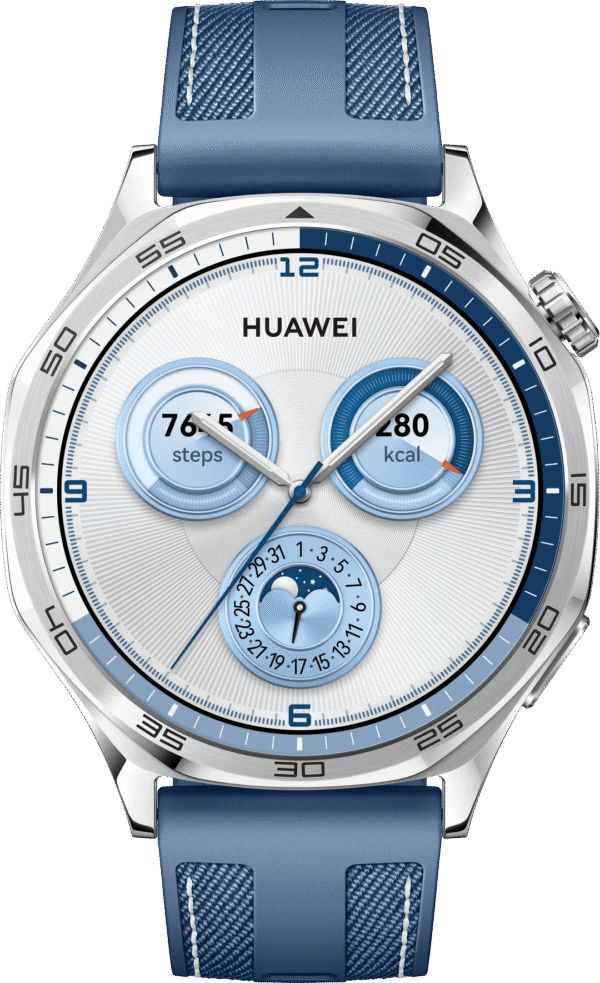 Huawei Watch GT5 Zilver/Blauw 46mm
