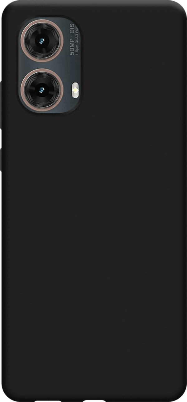 Just in Case Soft Design Motorola Moto G85 Back Cover Zwart