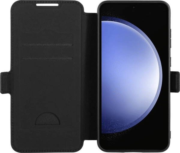 BlueBuilt Book Case Samsung Galaxy S24 FE Leer zwart
