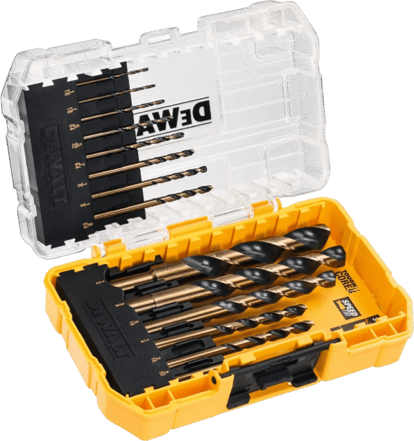 DeWalt 14-delige Black & Gold Metaalboren Set Tough Case