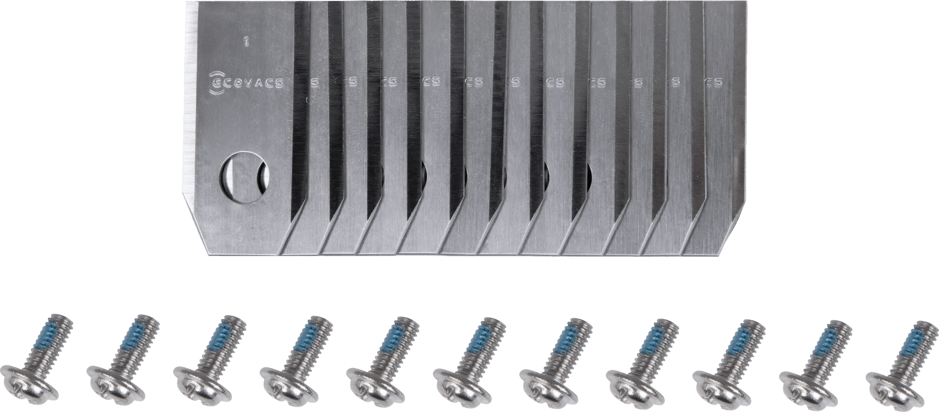 Ecovacs robotmaaier mesjes 12 stuks 1 Ecovacs robotmaaier mesjes 12 stuks