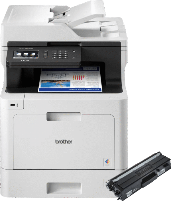 Brother DCP-L8410CDW + 1 extra zwarte toner