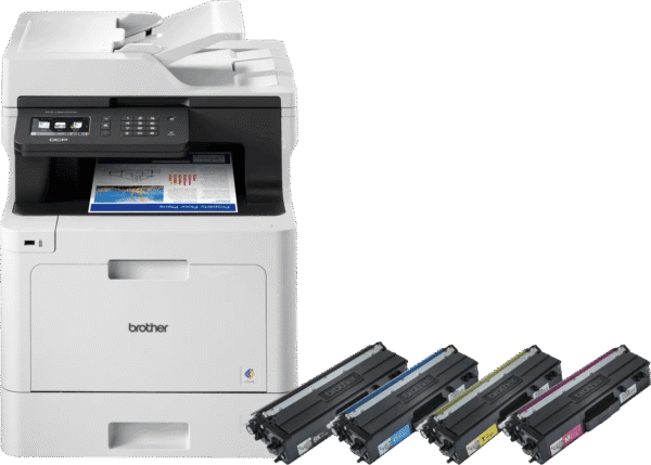 Brother DCP-L8410CDW + 1 set extra inkt