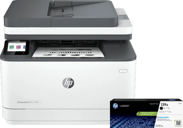 HP LaserJet Pro MFP 3102fdw + 1 extra zwarte toner