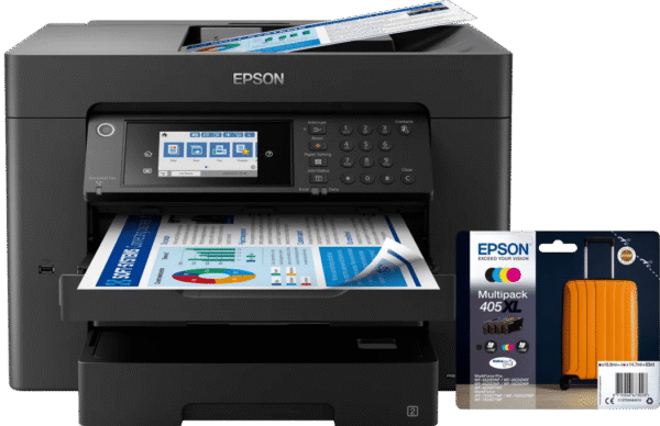 Epson WorkForce WF-7840DTWF + 1 set extra XL cartridges