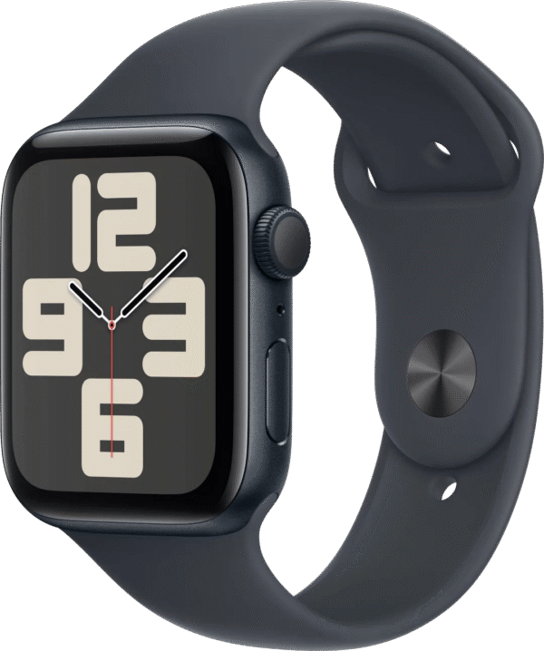 Apple Watch SE 2024 44mm Midnight Sportband S/M