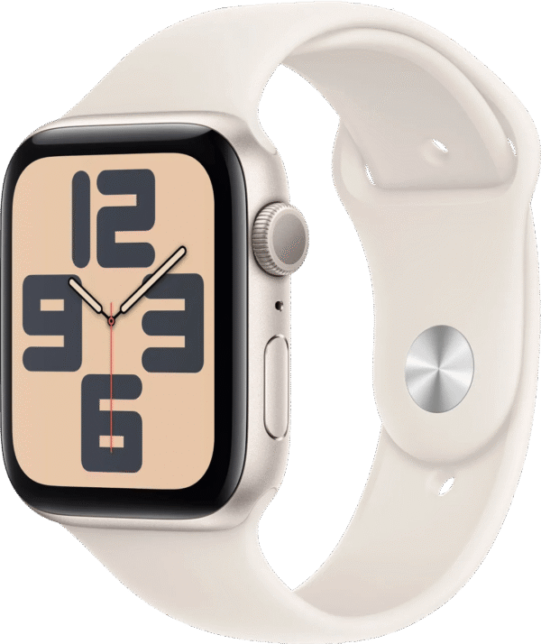 Apple Watch SE 2024 44mm Starlight Sportband M/L