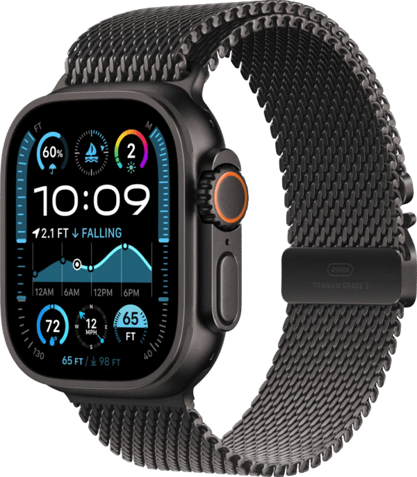 Apple Watch Ultra 2 4G 49mm Zwart Milanese Band M