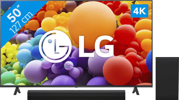 LG 50UR78006LK + Soundbar