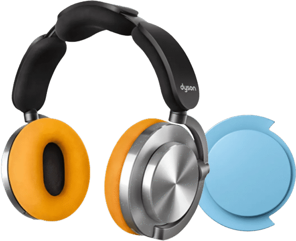 Dyson OnTrac Aluminium met oorschelp Blauw