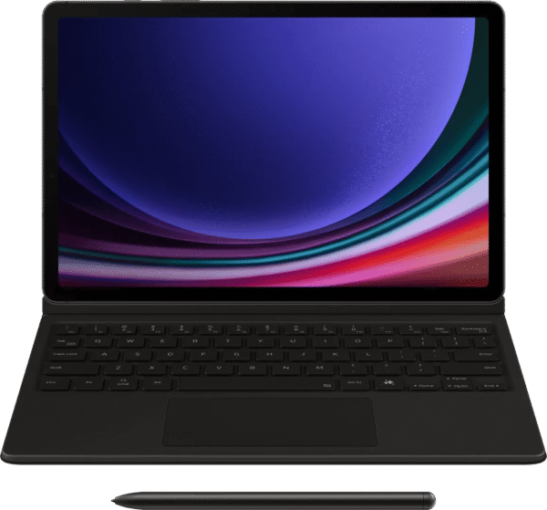 Samsung Galaxy Tab S9/S9 FE/S10 FE/S10 Lite Toetsenbord Hoes QWERTY Zwart