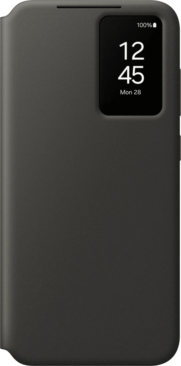 Samsung Galaxy S24 FE Clear View Book Case Zwart