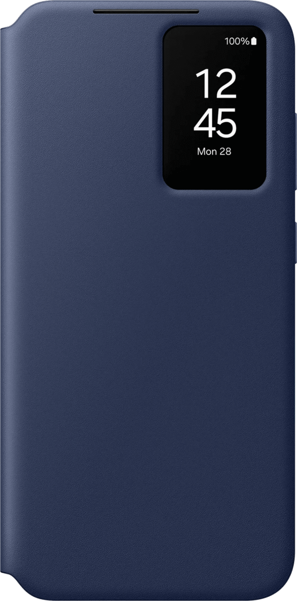 Samsung Galaxy S24 FE Clear View Book Case Blauw