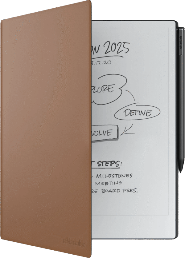 reMarkable 2 Book Folio Bruin Leer