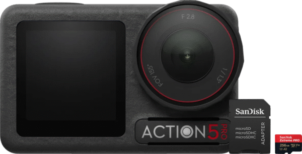 DJI Osmo Action 5 Pro + 256 GB Geheugenkaart
