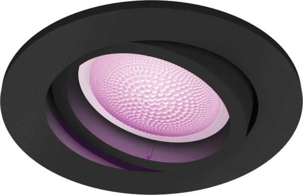 Philips Hue Centura inbouwspot White and Color - rond - Zwart