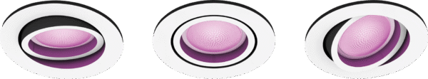 Philips Hue Centura inbouwspot White and Color - rond - Wit - 3-pack
