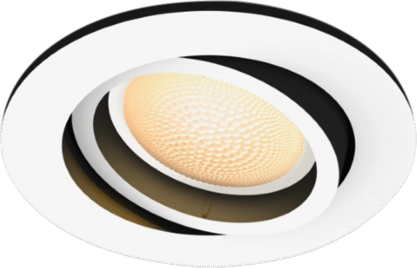 Philips Hue Milliskin inbouwspot White Ambiance - rond - Wit